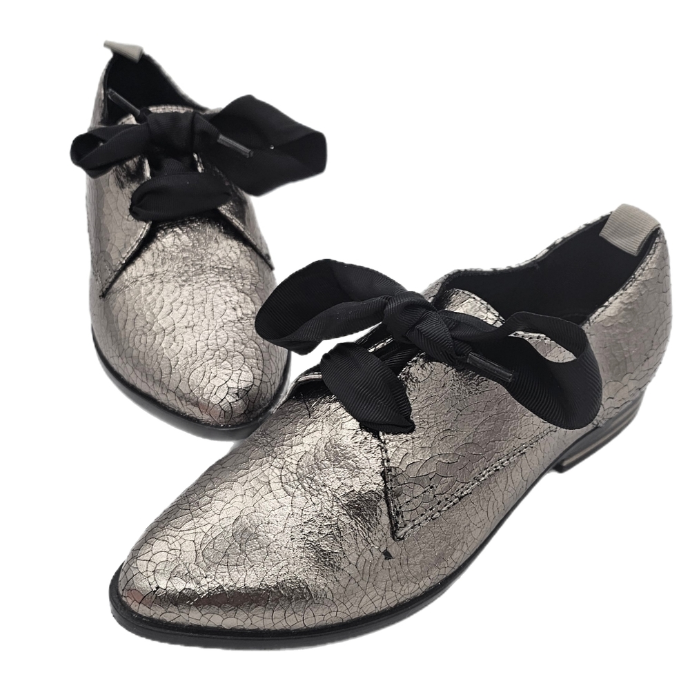 Anthropologie Kelsi Dagger Women's Smoke Lace Up Brooklyn Oxford Shoes Size 6.5